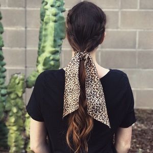 Leopard Print Hair Bow